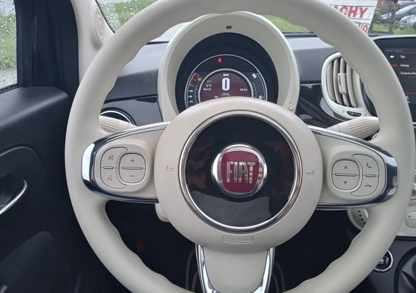 Fiat 500 cena 42800 przebieg: 67000, rok produkcji 2019 z Kielce małe 277